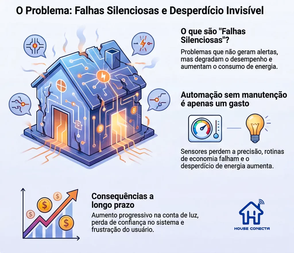 Manutenção de casas inteligentes: checklist para evitar falhas silenciosas